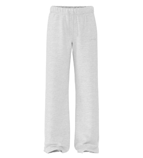 Pantalon de jogging gris pâle.